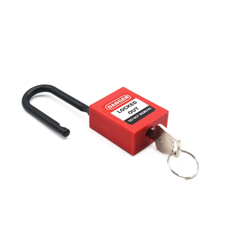 Cable Lock Flexible - 1Pcs Safety Padlock 38mm Nylon Shackle