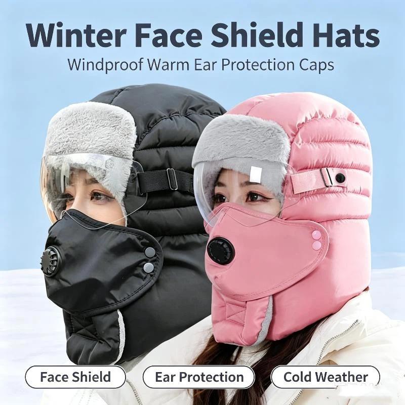 Winter Cycling Commute - Unisex Winter Warm Face Cover Hat