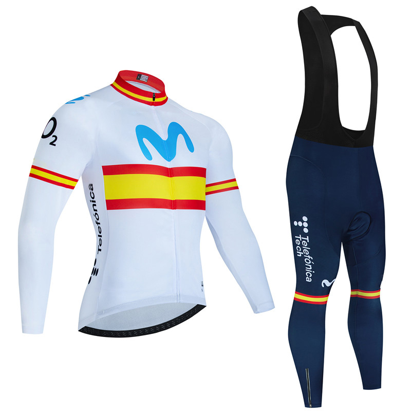 Spain Movistar Autumn Long Sle - Cycling Community ulasan dan harga