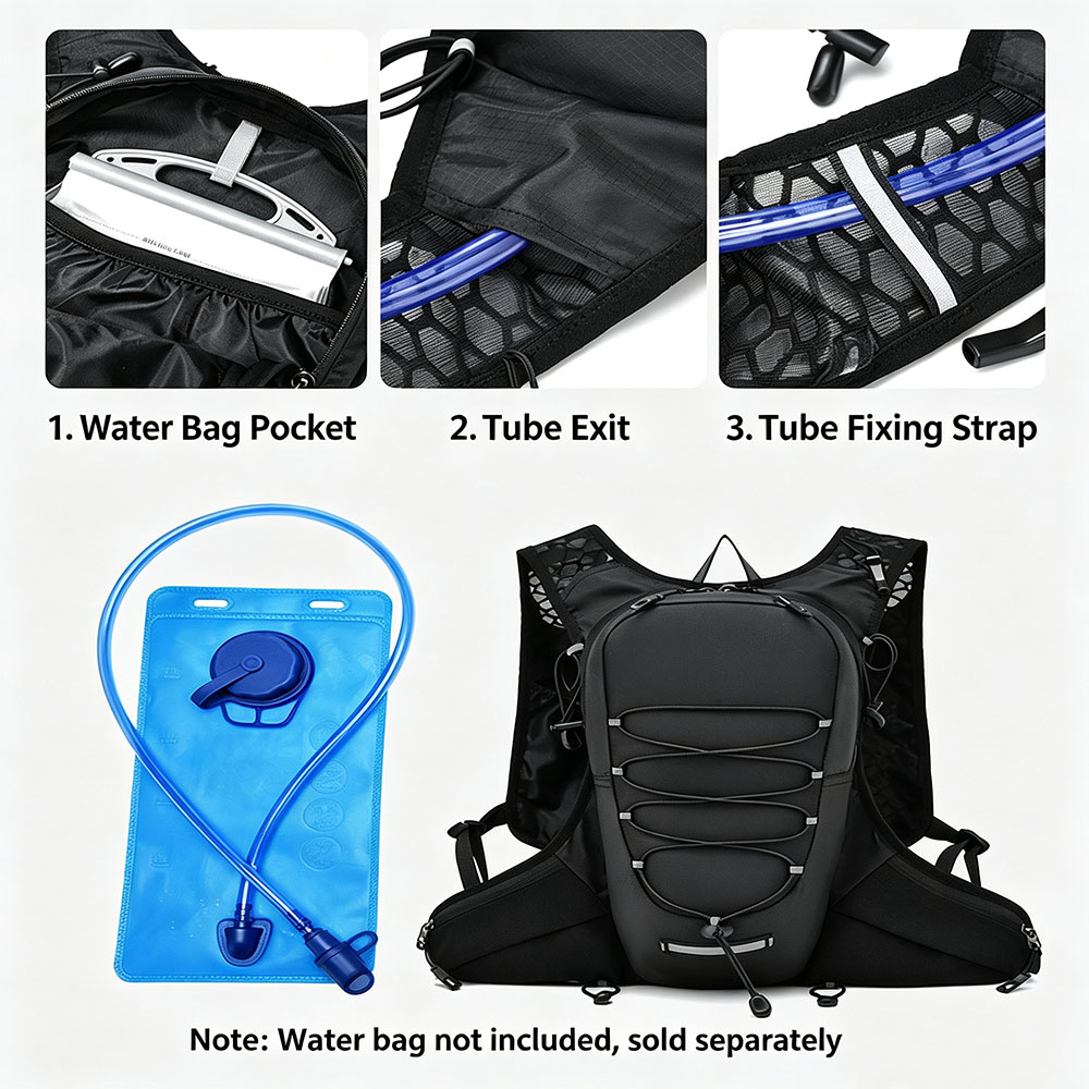 Hydration Running Backpack Lig - Reflective Vest Cycling ulasan dan harga