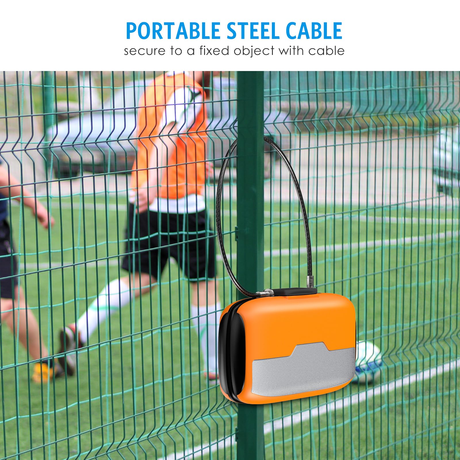Portable Safe Lock Box with 4- - Chain Lock Combination ulasan dan harga