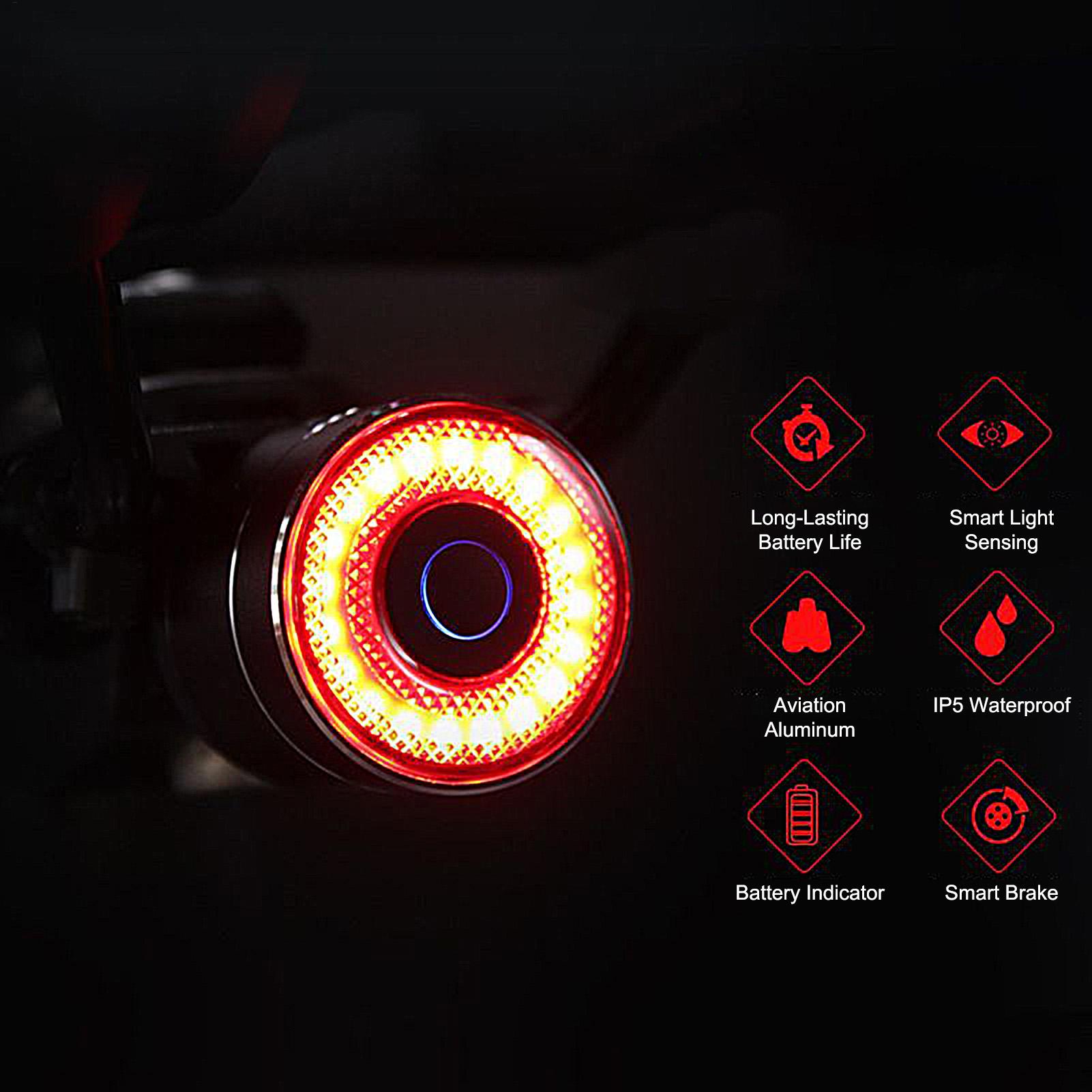 Bicycle Brake Light Smart Bike - Commuter Cycling ulasan dan harga