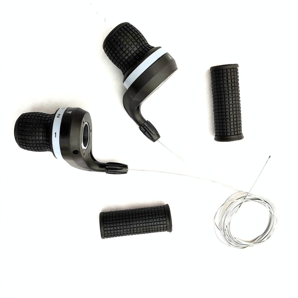 Mountain Bike Twist Grip Shift - Cycling Commute Gear ulasan dan harga
