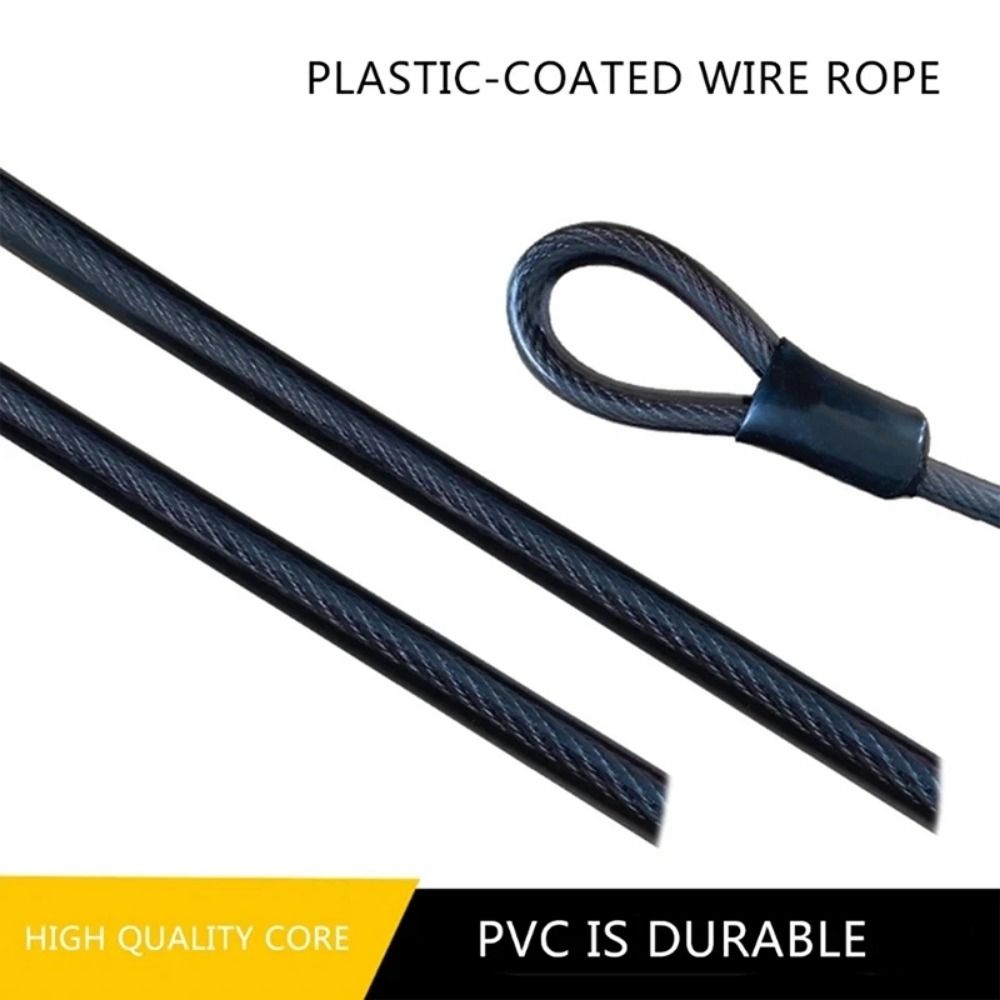 Anti-Theft Bike Lock Cable Fol - Cable Lock Flexible ulasan dan harga