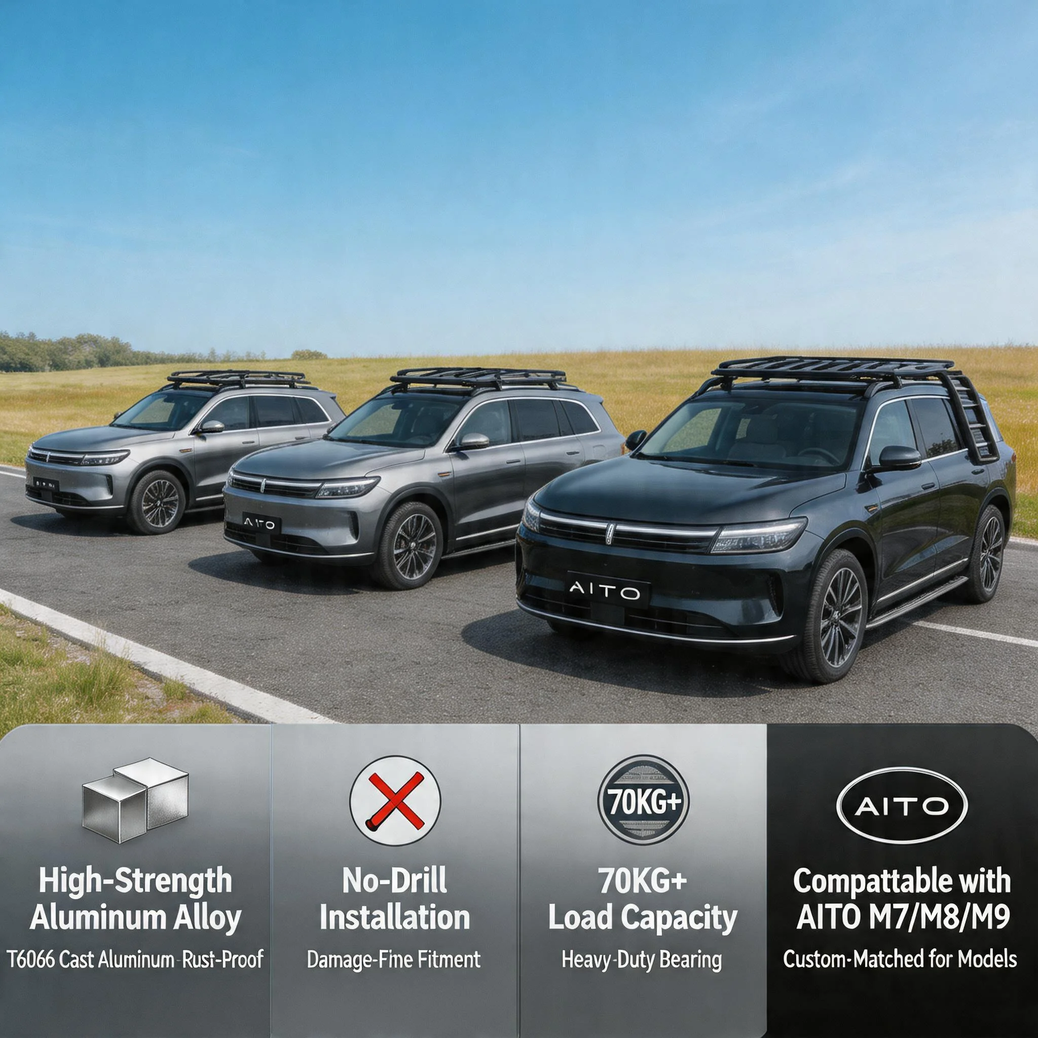High Quality Aluminum Alloy 4X - Cargo Rack Aluminum ulasan dan harga