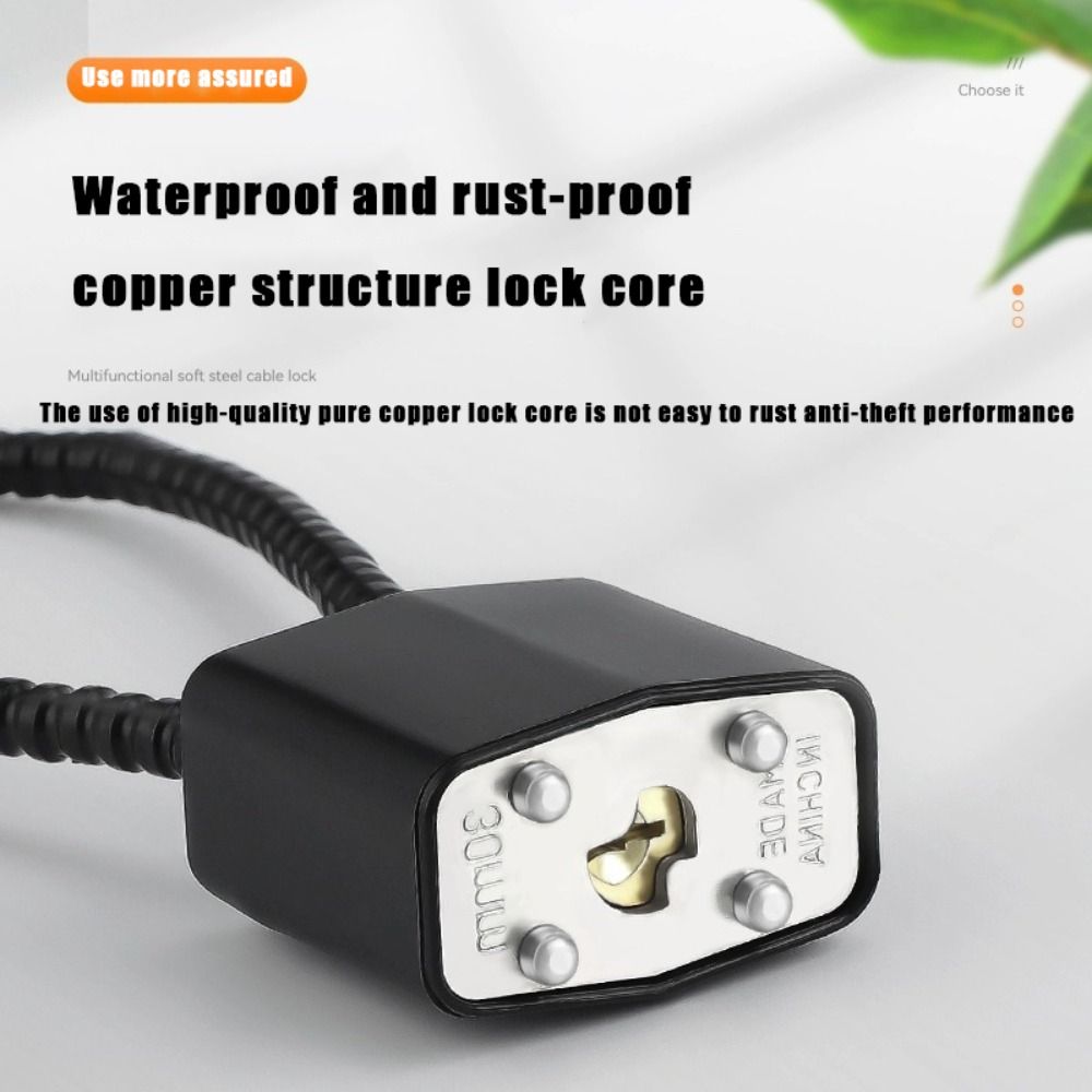 Portable Multifunctional Cable - Cable Lock Flexible ulasan dan harga