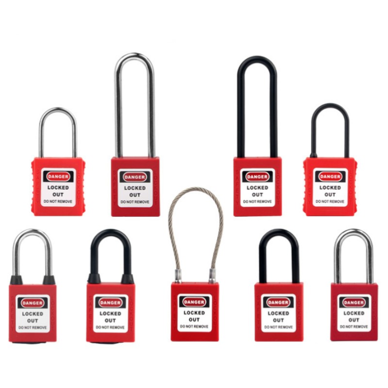 1Pcs Safety Padlock 38mm Nylon - Cable Lock Flexible ulasan dan harga