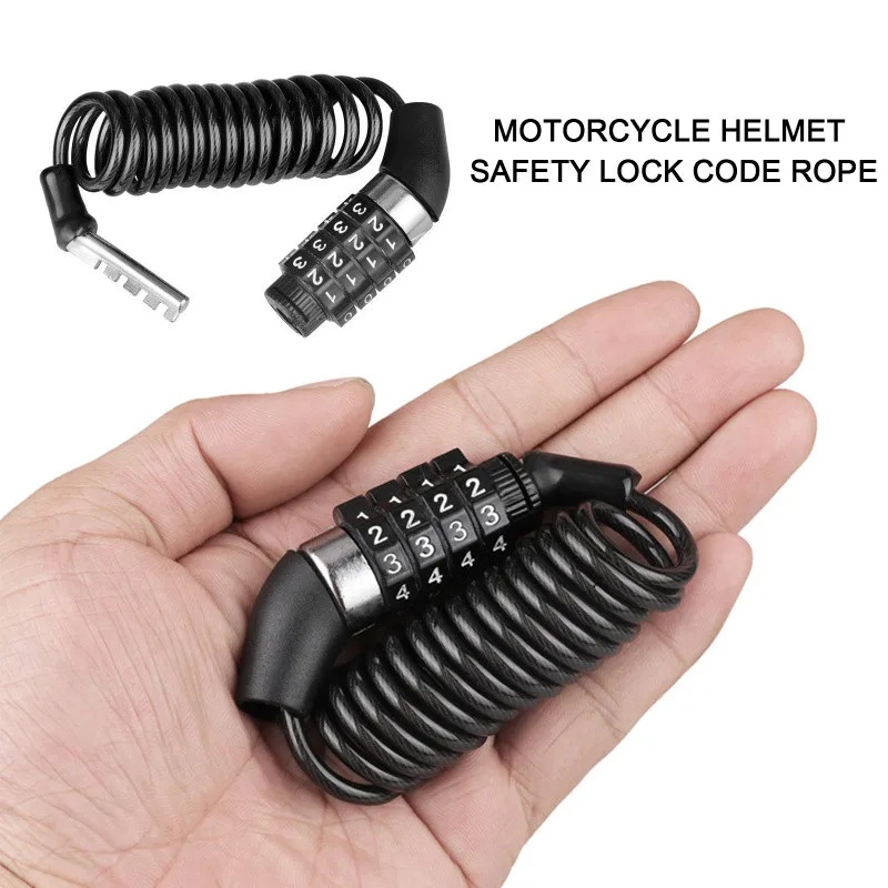 Motorcycle Bicycle Anti-Theft  - Chain Lock Combination ulasan dan harga