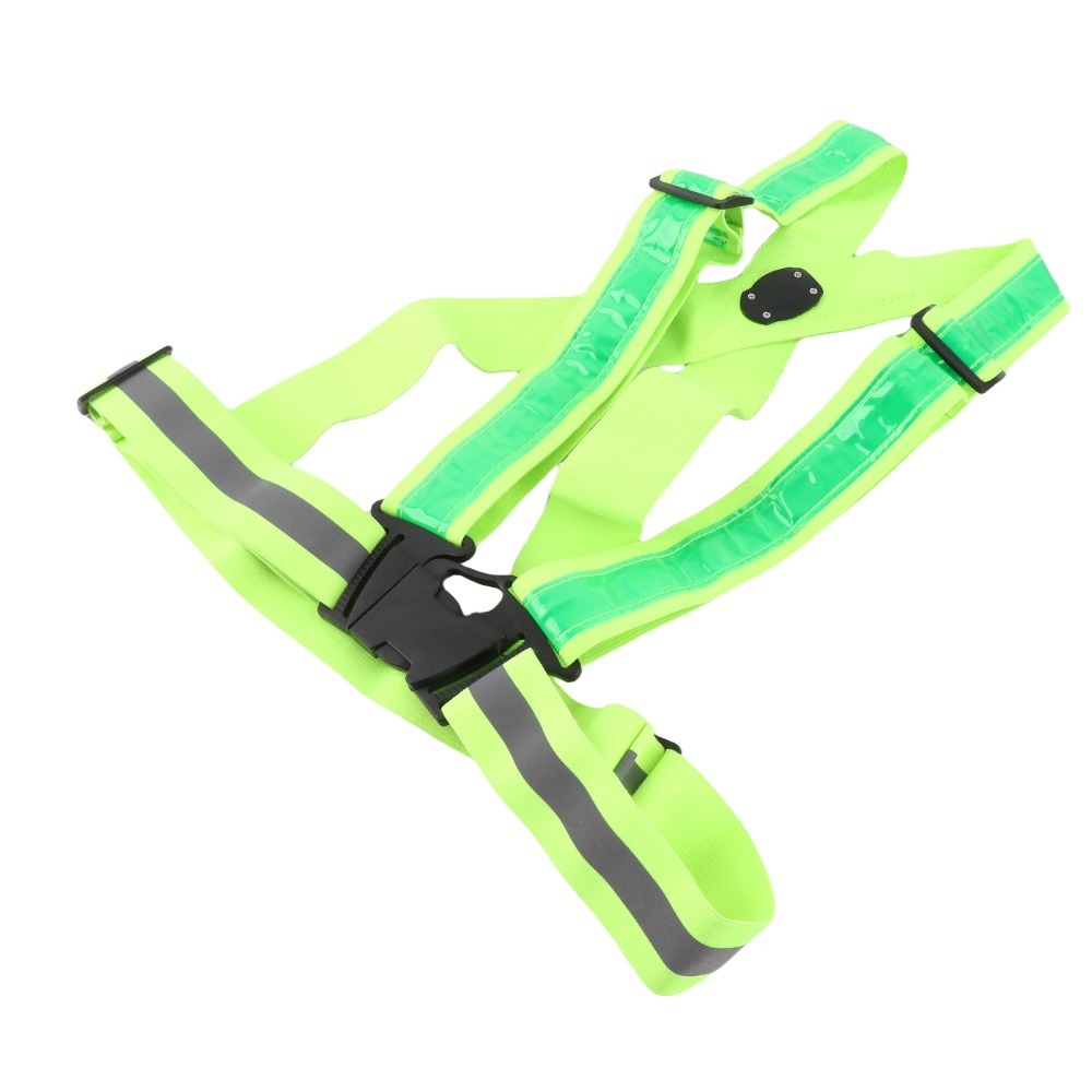 New Polyester LED Safety Vest  - Reflective Vest Cycling ulasan dan harga