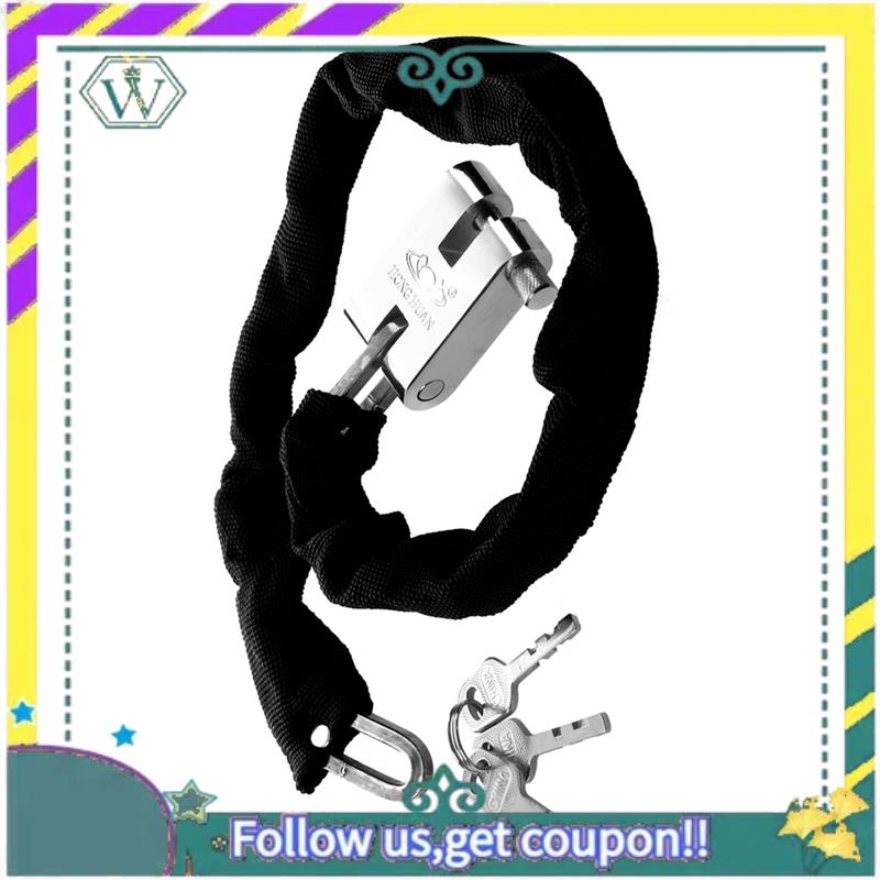 Upgraded Bike Lock 101CM Metal - Chain Lock Combination ulasan dan harga