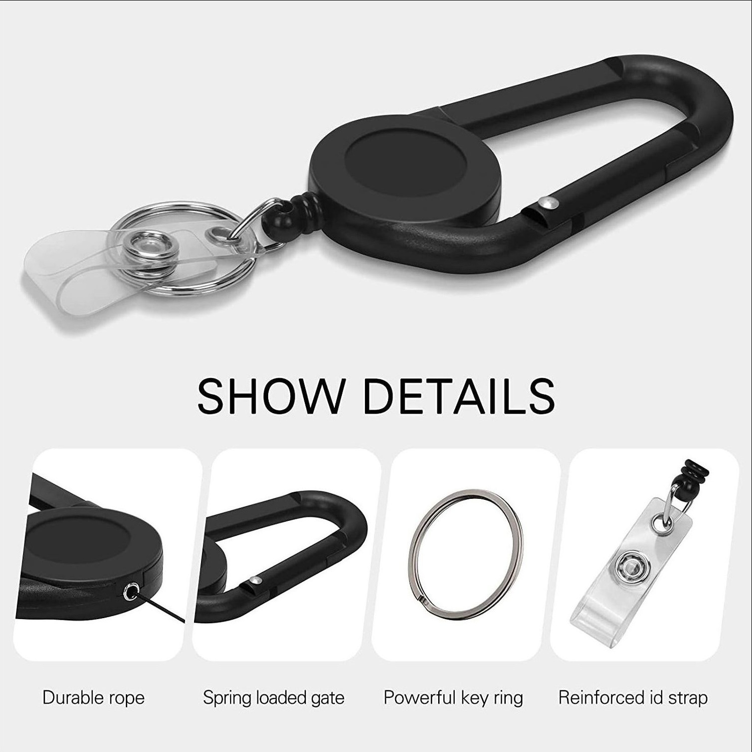 Cute Retractable Badge Reel Ch - Chain Lock Combination ulasan dan harga