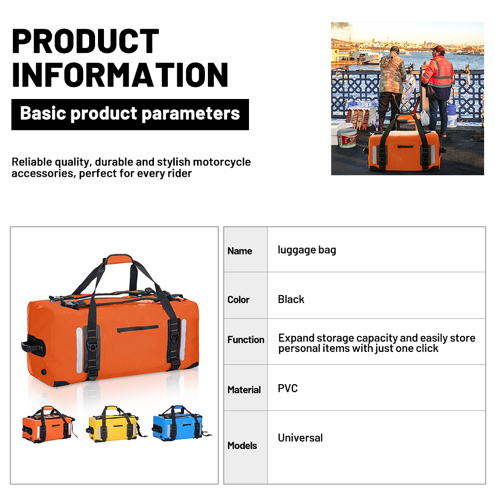 40/90L Expandable Motorcycle R - Panniers Waterproof Rear ulasan dan harga