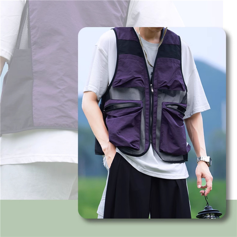 Breathable Mesh Vest, Outdoor  - Cycling To Work ulasan dan harga