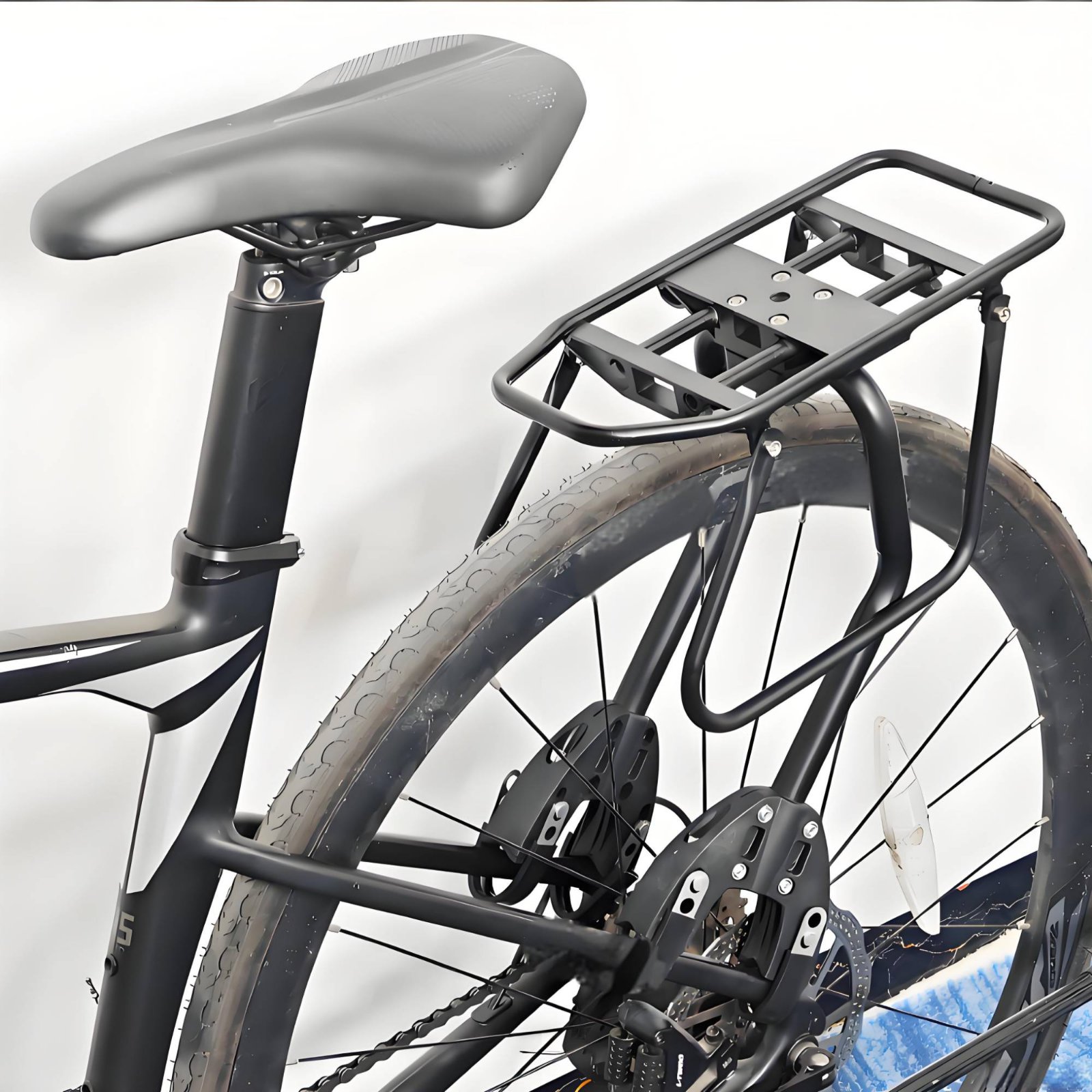 Cycle Rear Rack Lightweight Al - Commuter Cycling ulasan dan harga