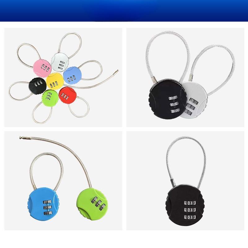 3 Digit Cable Combination Padl - Cable Lock Flexible ulasan dan harga