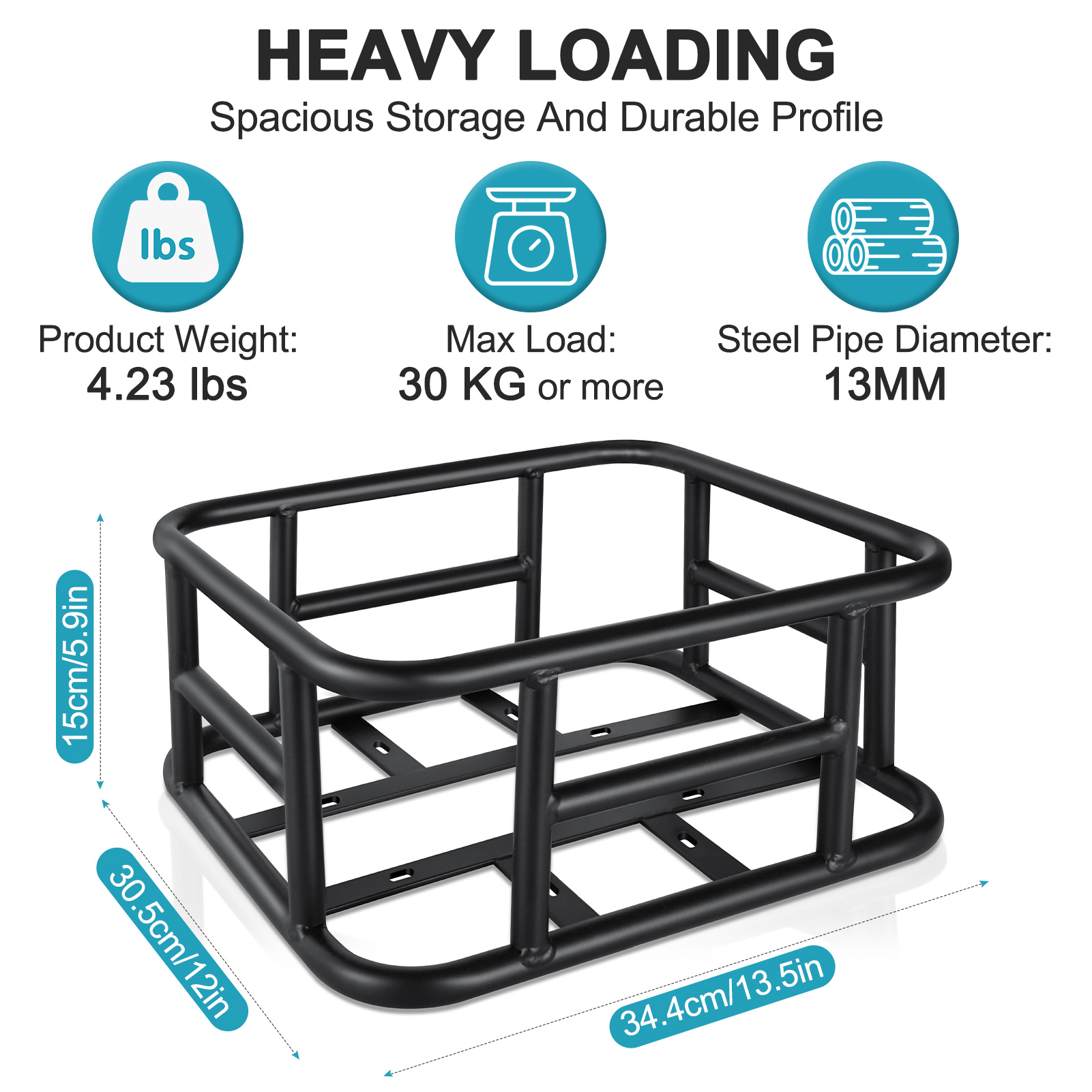 Large Capacity Rear Bike Baske - Cycling Journey ulasan dan harga