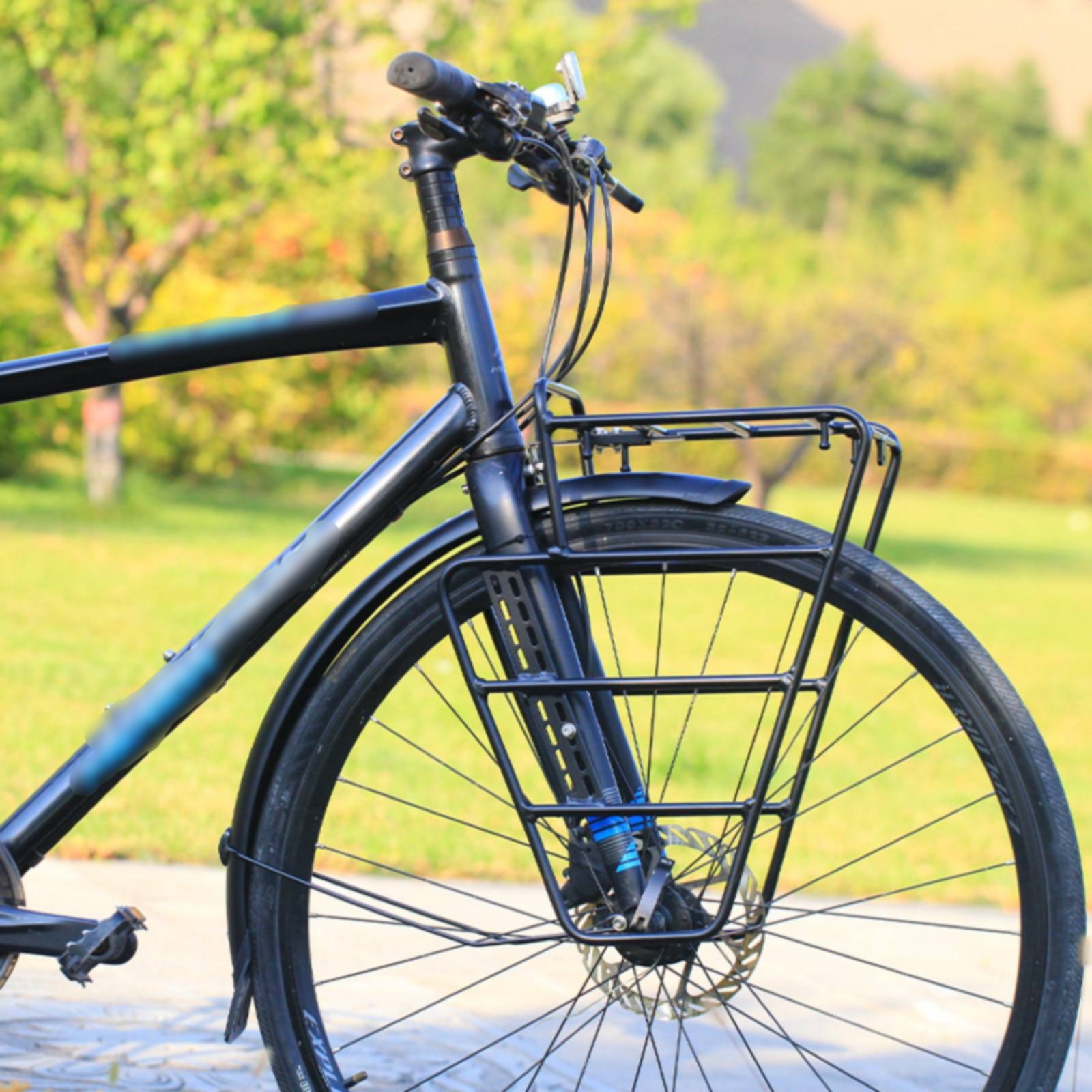 Gravel Bike Front Carrier Alum - Cargo Rack Aluminum ulasan dan harga