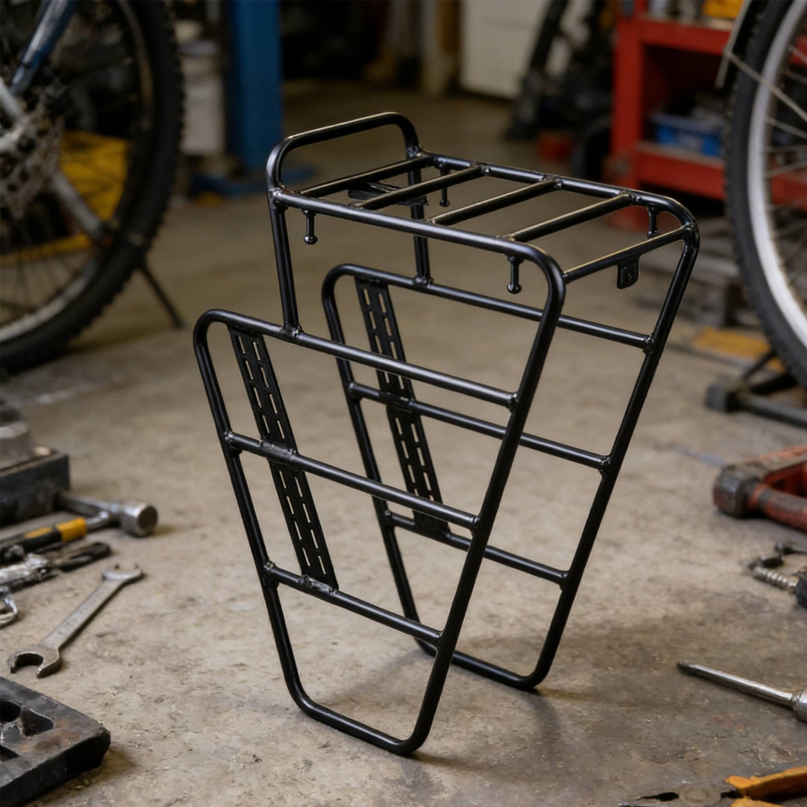 Gravel Bike Front Carrier Alum - Cargo Rack Aluminum ulasan dan harga