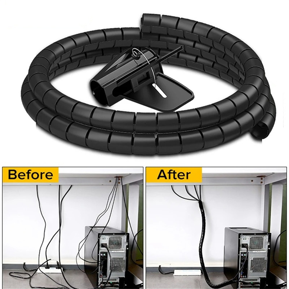 2M Flexible Spiral Cable Organ - Cable Lock Flexible ulasan dan harga