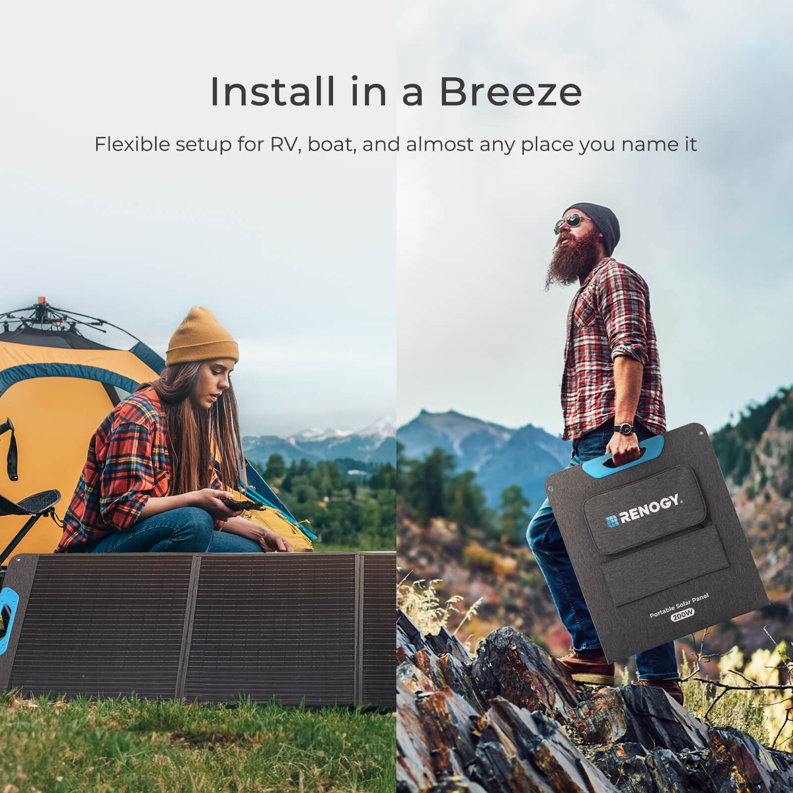 Renogy 200W Portable Solar Pan - Usb Charger Dynamo ulasan dan harga