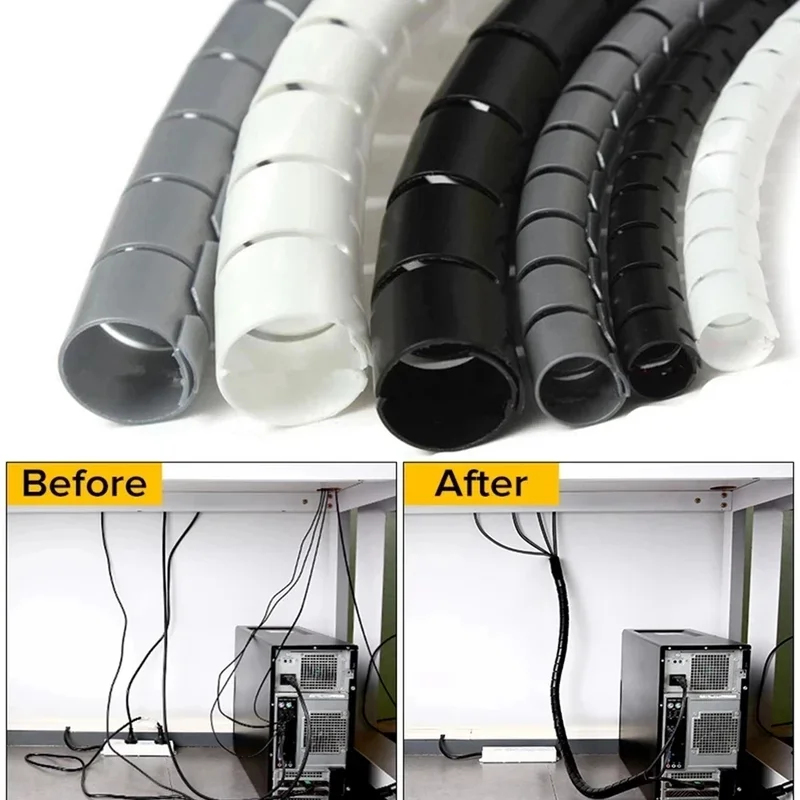 1/3pcs 2M Flexible Spiral Cabl - Cable Lock Flexible ulasan dan harga